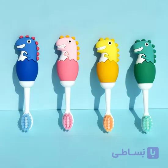 مسواک کودک دایناسور