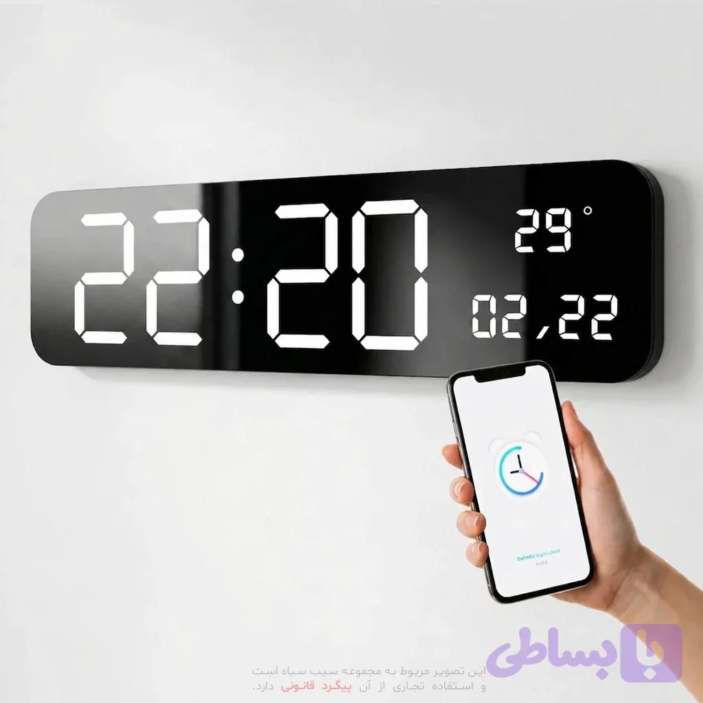 ساعت دیواری هوشمند iClock105 سایز 105×30