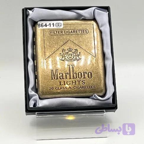 جاسیگاری فلزی استیل طرح دار گینپای اصلی