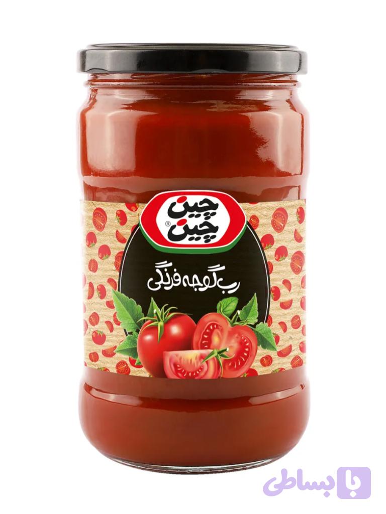 کنسرو رب گوجه فرنگی شیشه ای چین چین _700گرم_12 عددی — تصویر 1