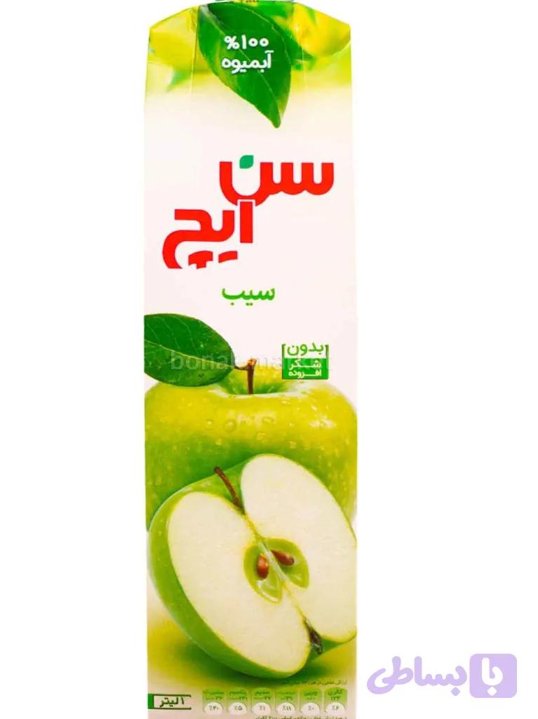 آبمیوه سیب سن ایچ -1لیتری-12عددی — تصویر 1