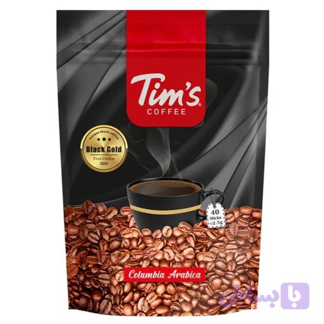 قهوه بلک تیمز - 2.5 گرم بسته 40 عددی — تصویر 1