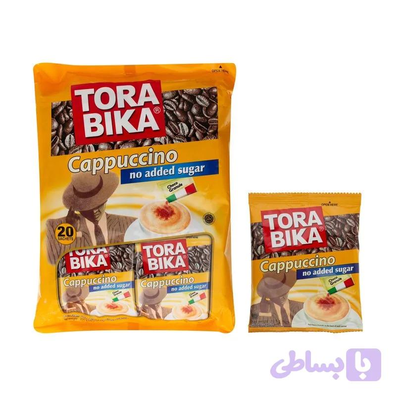 پودر کاپوچینو بدون شکر تورابیکا- 12.5 گرم بسته 20 عددی — تصویر 1