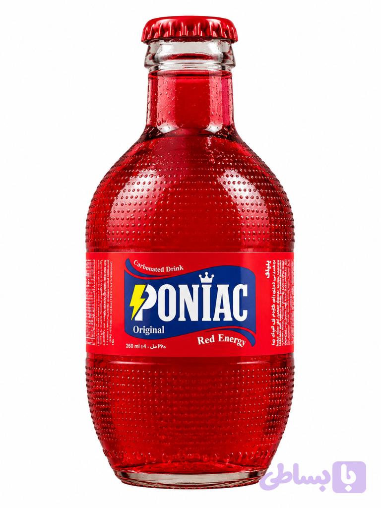 انرژی زا شیشه ای پونیاک طعم فروتی 24 عددی — تصویر 1