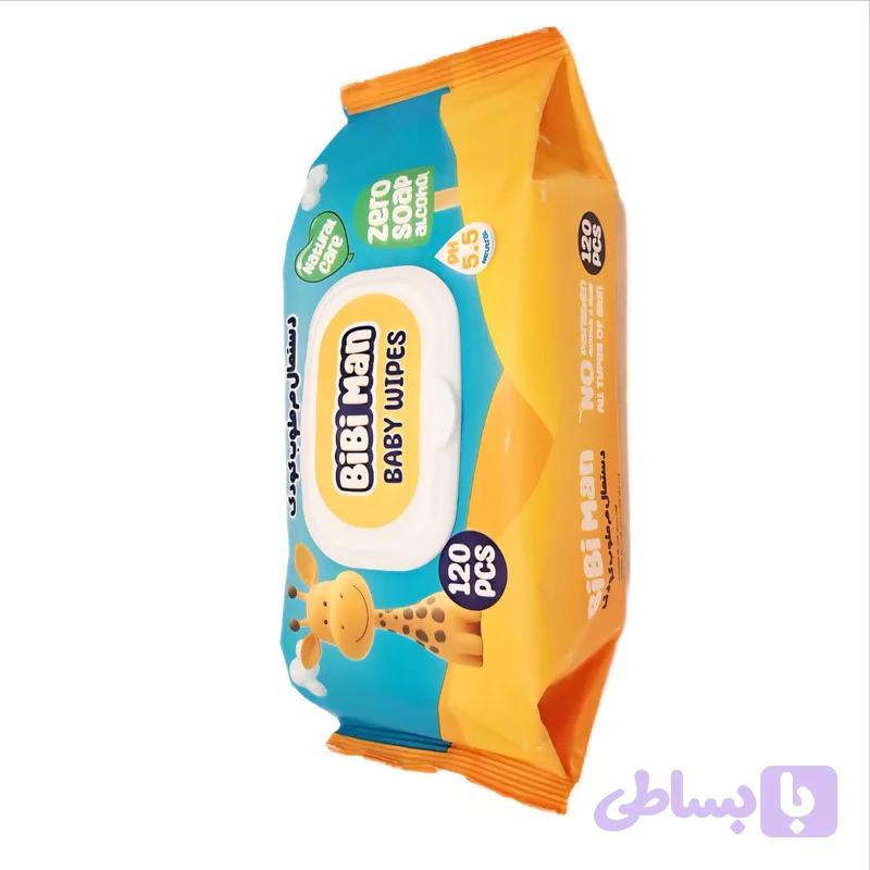 دستمال مرطوب کودک بی بی من مدل ECO مجموعه 120 عددی — تصویر 1
