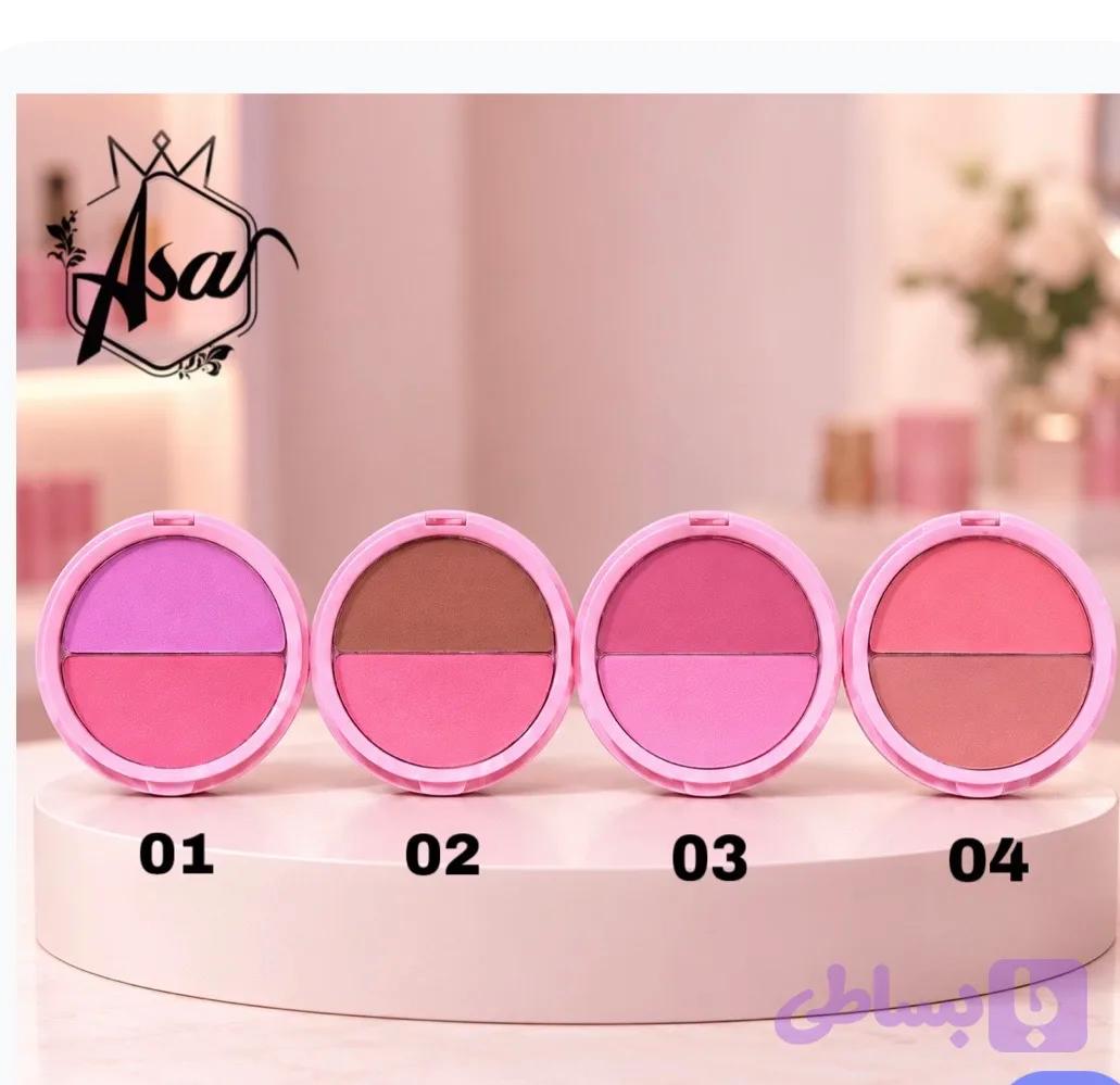 رژگونه ۲ رنگ مهرونا