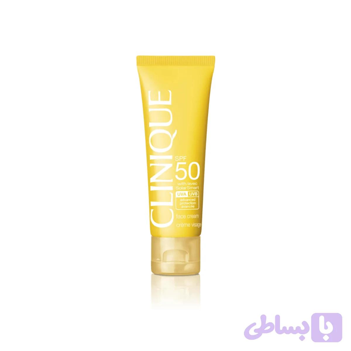 ضد آفتاب کرمی کلینیک SPF 50 محافظ UVA و UVB اورجینال 50 میل