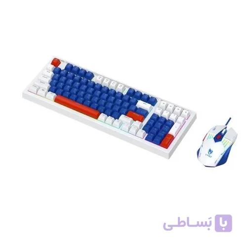 کیبورد و ماوس سیم دار گیمینگ T WOLF مدل G-610