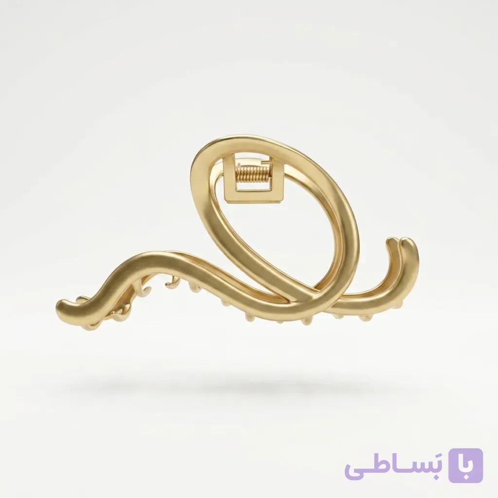 کلیپس مو مینیمال طلایی