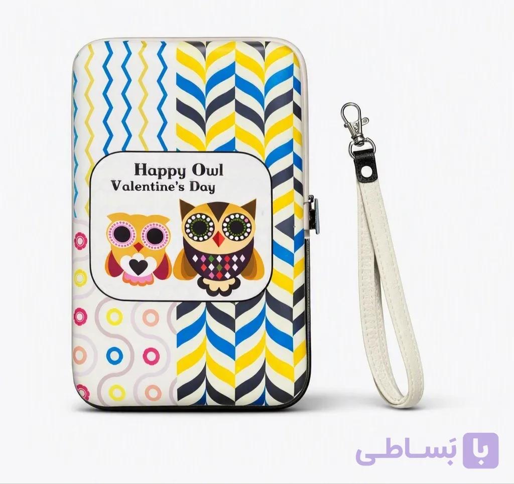 کیف دستی دخترانه طرح جغد ولنتاین — تصویر 1