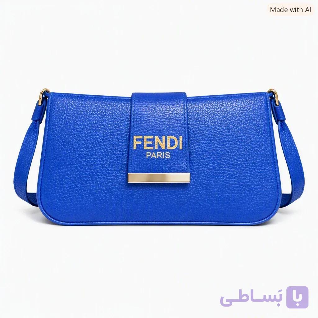 کیف دوشی زنانه طرح FENDI؛ شیک، خوش‌استایل و کاربردی 💙 — تصویر 1