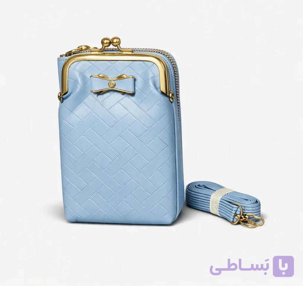 کیف دوشی زنانه طرح بافت؛ شیک، جادار و مناسب استفاده روزمره — تصویر 1