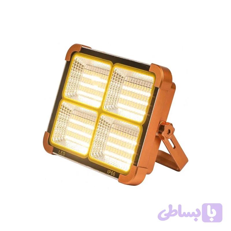 پروژکتور خورشیدی Solar LED Light با چهار حالت نوردهی پاور بانک دار 1000 وات دو باطری
