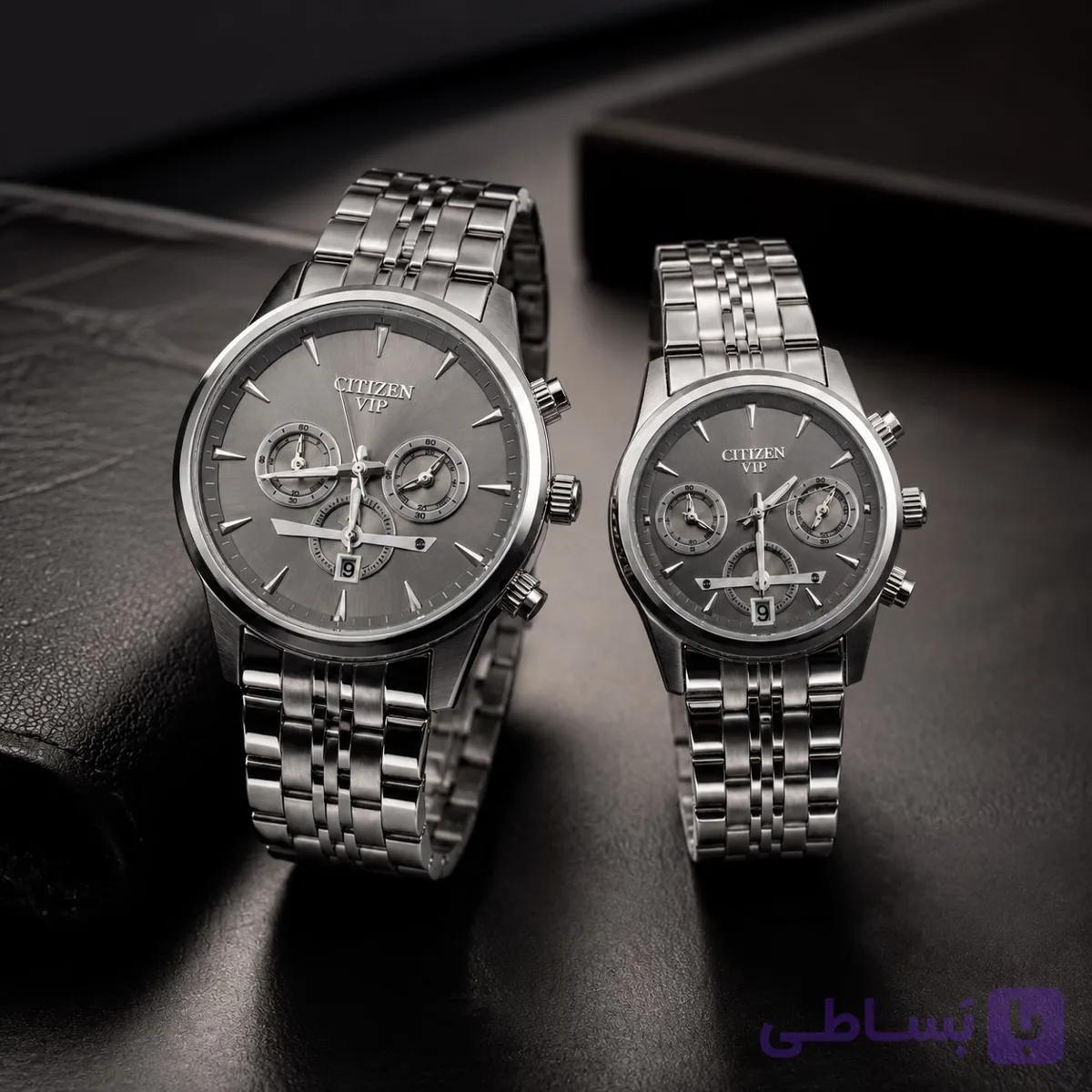 ساعت مچی سیتیزن مدل ۱۲۰۱ سه موتوره(کرنو گراف) بند تراش