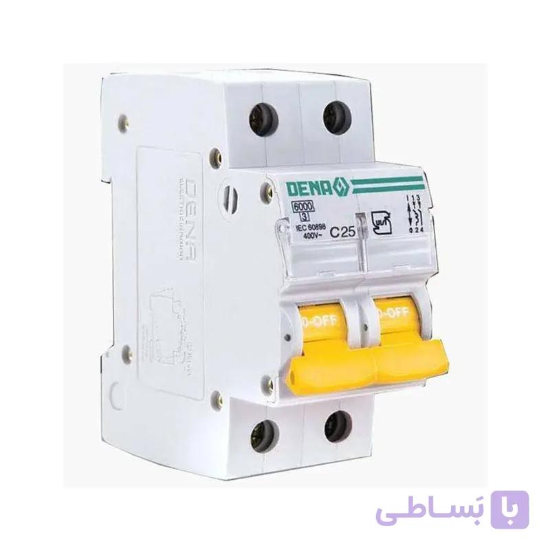 فیوز مینیاتوری چهار پل 25 آمپر دنا الکترونیک