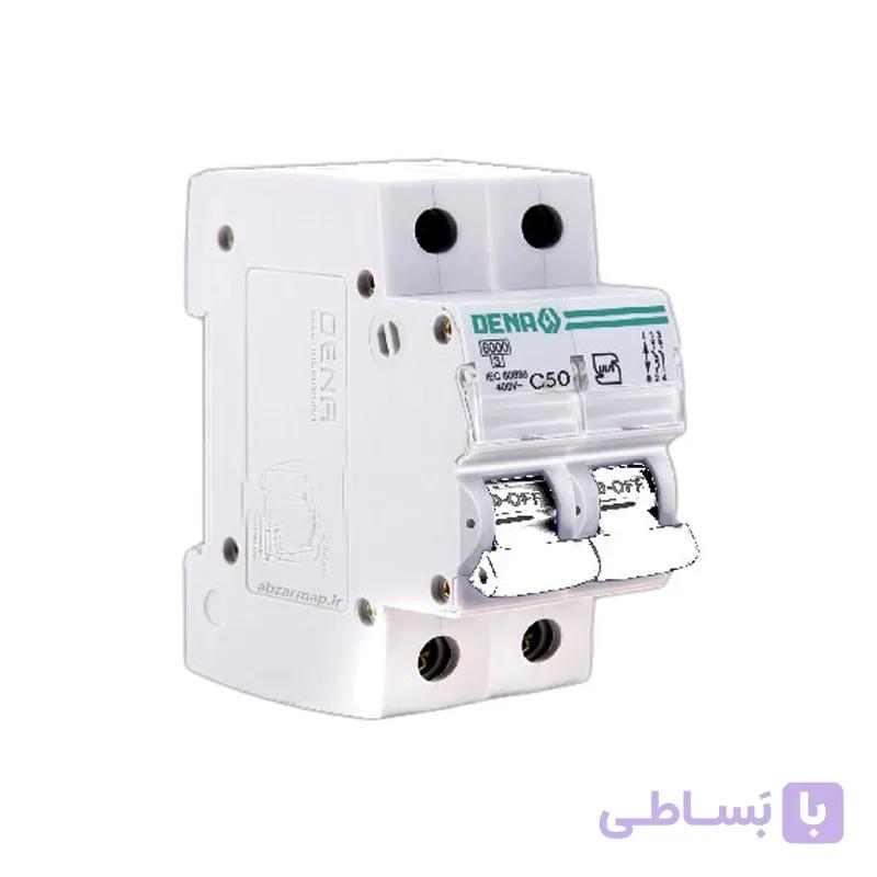 فیوز مینیاتوری سه پل 50 آمپر دنا الکترونیک