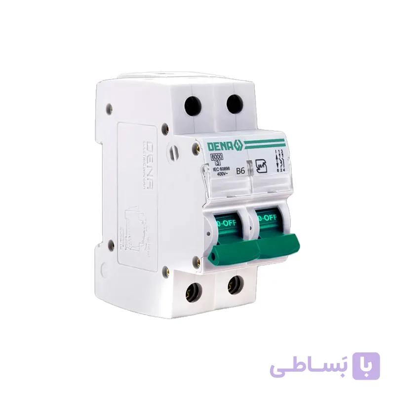فیوز مینیاتوری چهار پل 6 آمپر دنا الکترونیک