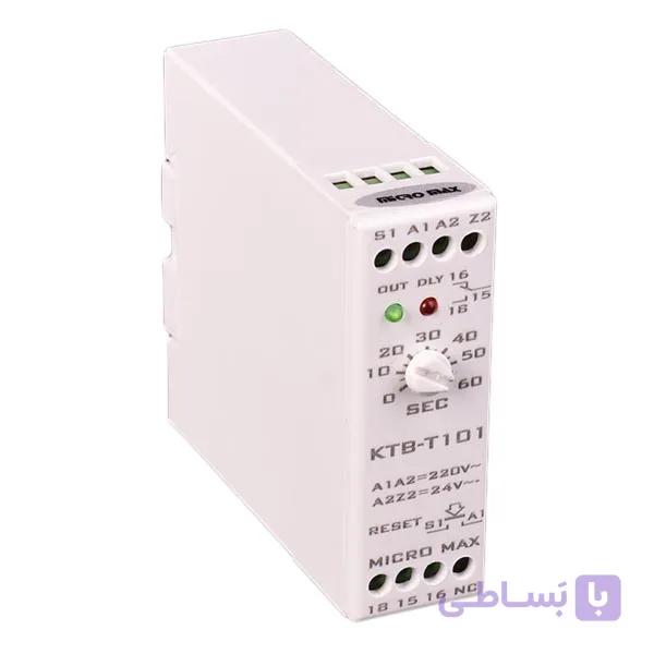 رله تایمر کتابی میکرو مکس KTB-101 - فروشگاه اینترنتی سینا الکتریک