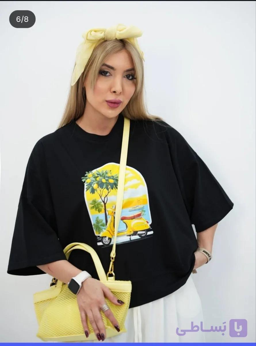 تیشرت باکسی سامر طرح وسپا