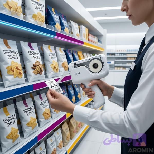 لیبل pvc 50x80 تک ردیفه حرارتی