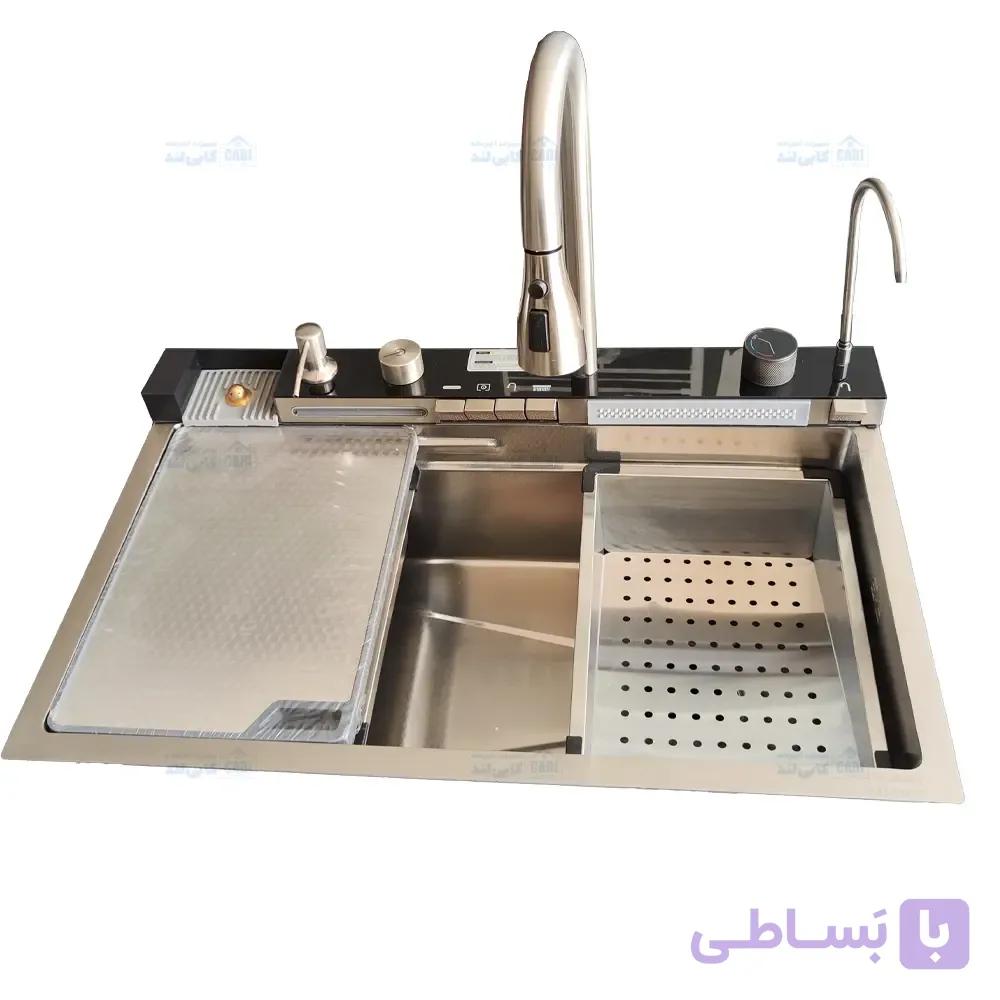 سینک آبشاری 5 کلید کروم هایشین — تصویر 1