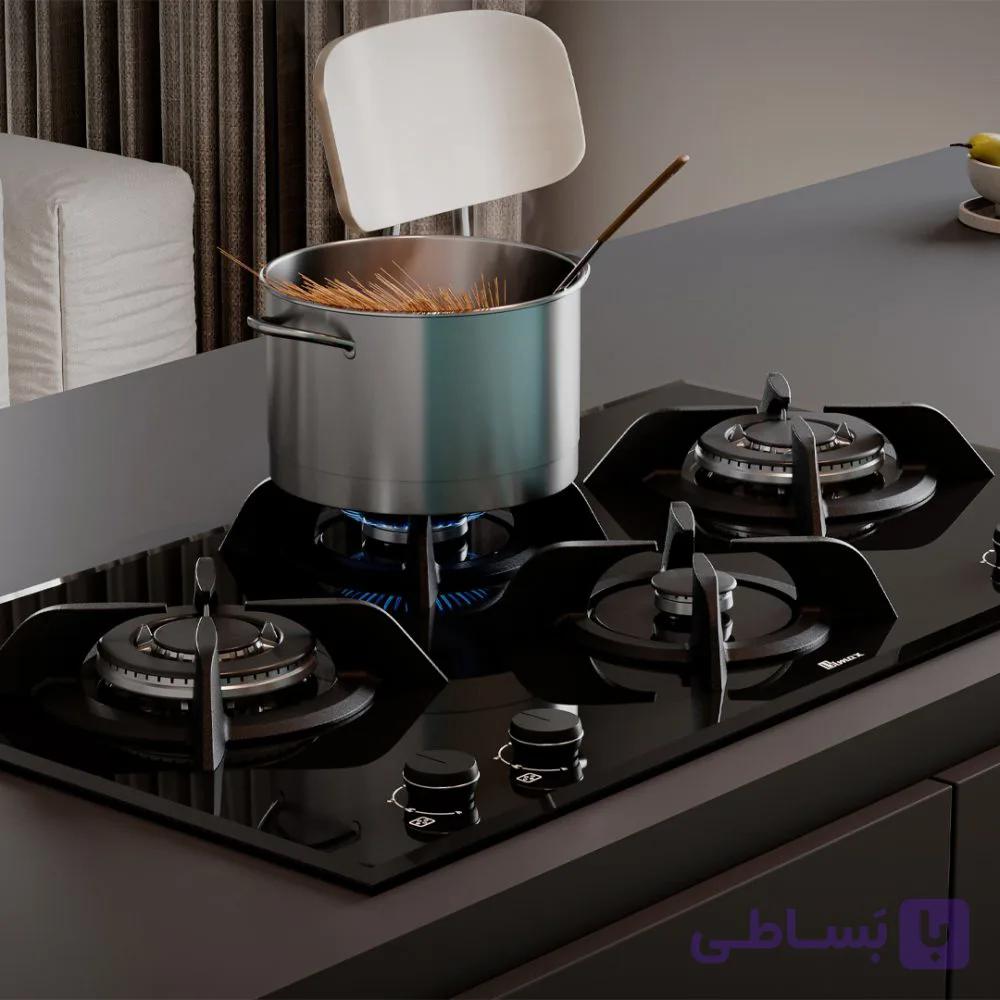 گاز صفحه ای بیمکث مشکی مدل 2502 G4