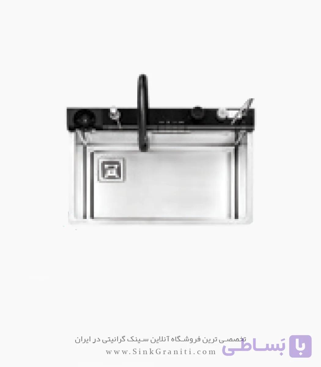 سینک پیانویی پرنیان استیل مدل 4244 توکار سایز 75 R10 — تصویر 1