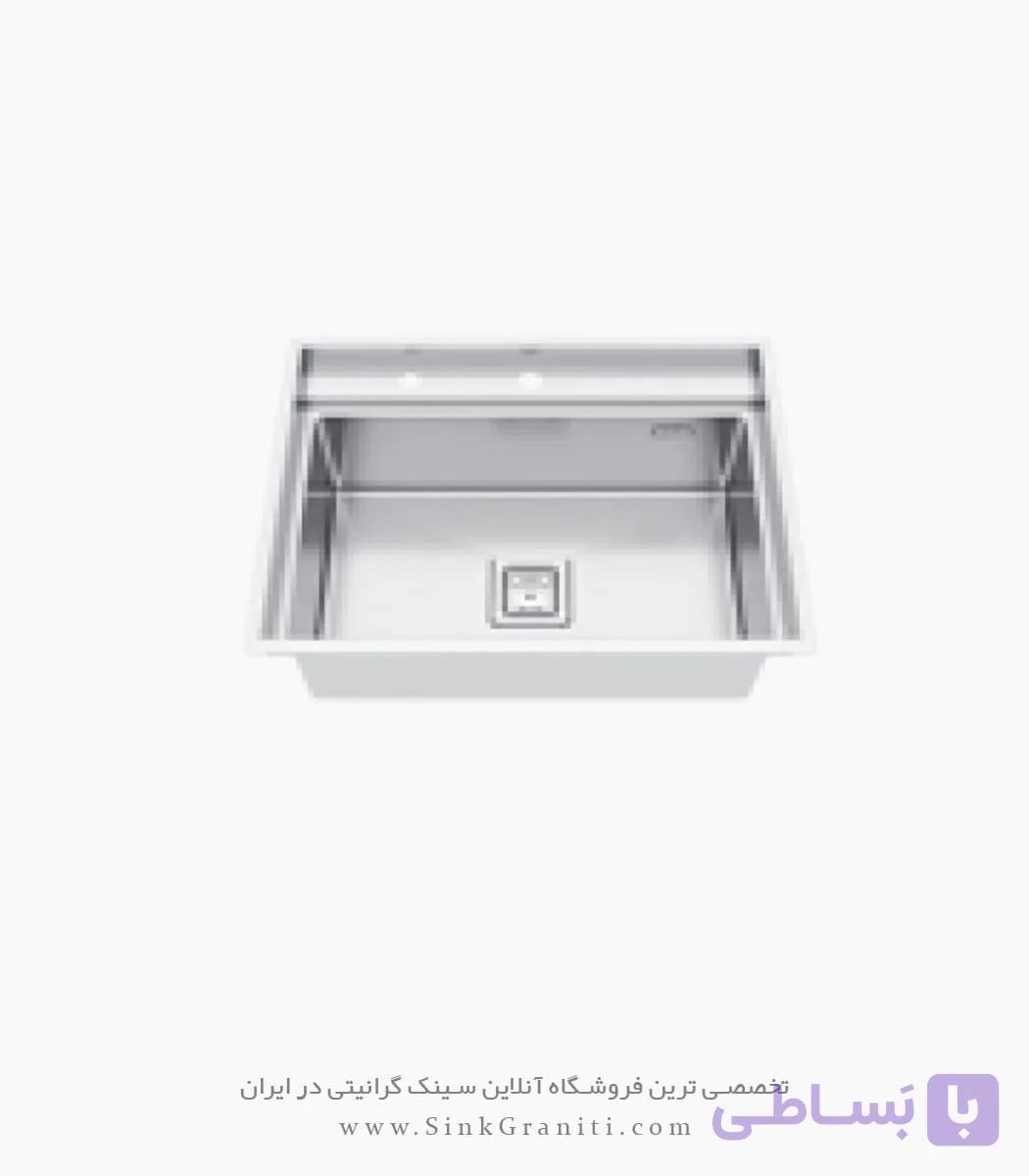 سینک پرنیان استیل مدل 4261 توکار سایز 70 R10 — تصویر 1
