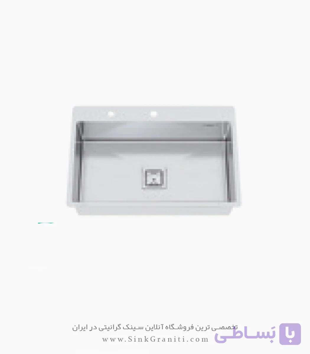 سینک پرنیان استیل مدل 4237 توکار جامایع دار R10 — تصویر 1