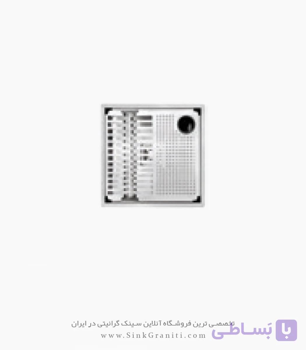 سینک پرنیان استیل مدل 4242 توکار سایز 50 R0 — تصویر 1