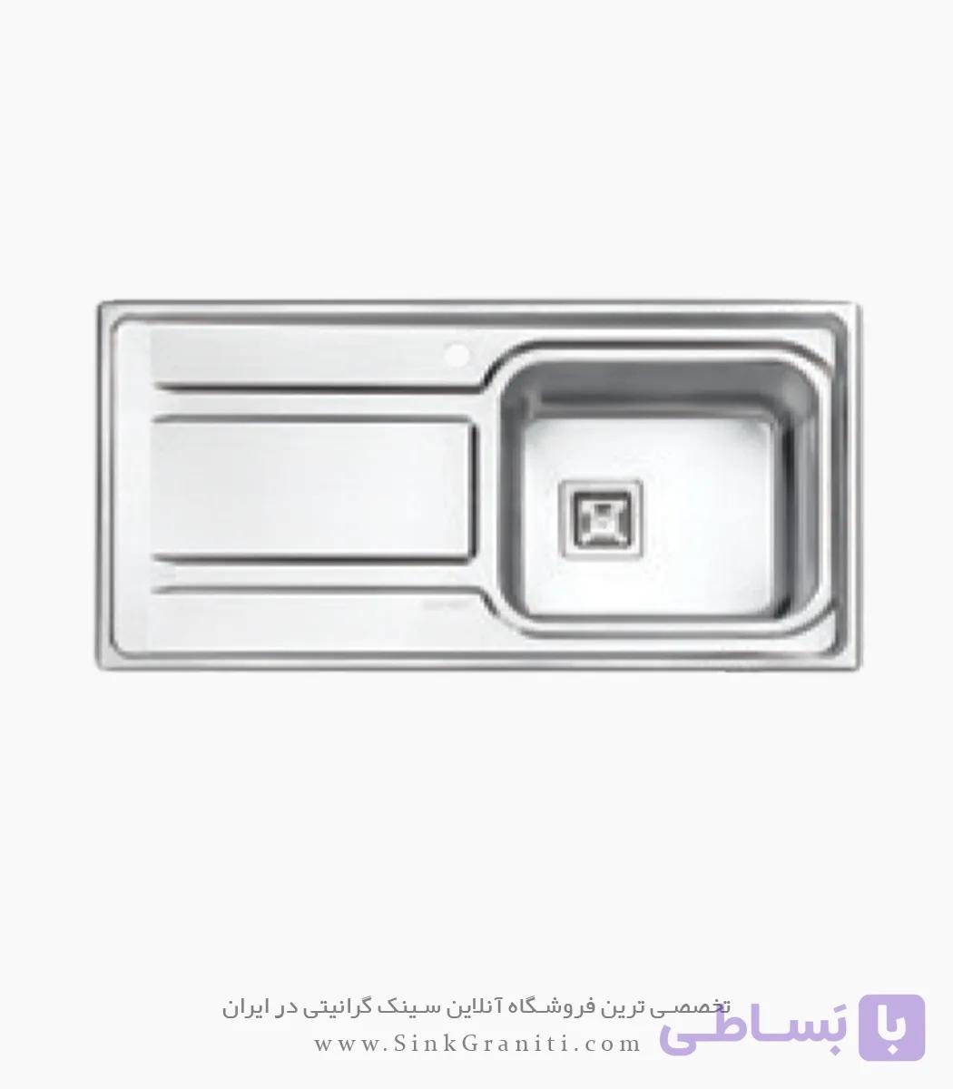 سینک پرنیان استیل مدل PS1282 توکار — تصویر 1