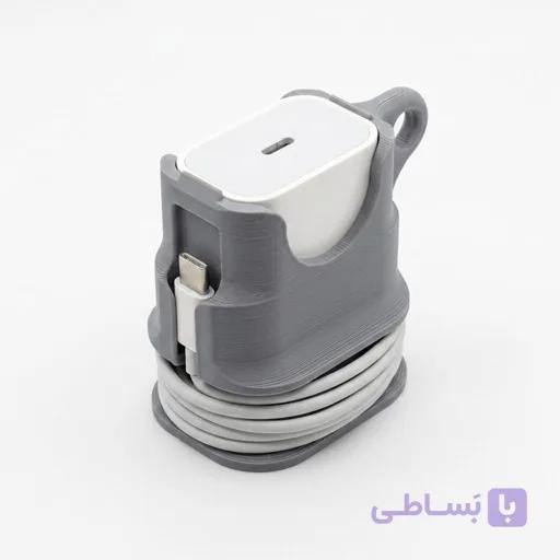 کاور و هولدر شارژر ۲۰ وات اپل طرح مینی‌فیگور (Brick Buddy) — تصویر 1