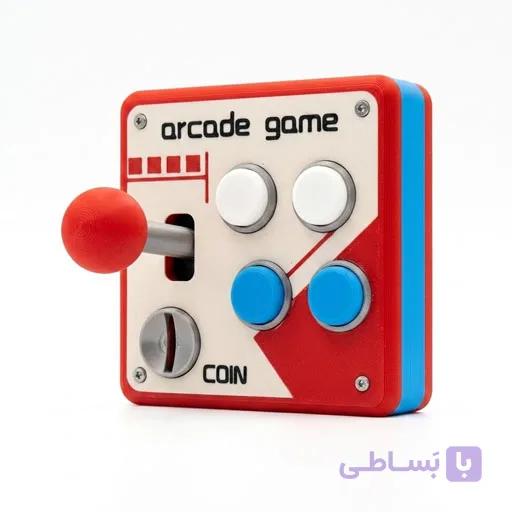 کاور دکوراتیو سوئیچ برق طرح آرکید کلاسیک (Retro Arcade Switch Panel) — تصویر 1