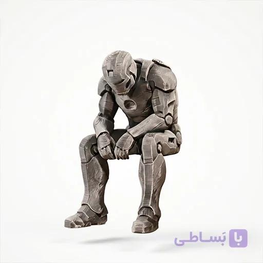 اکشن فیگور دکوراتیو آیرون من غمگین (Sad Iron Man) — تصویر 1