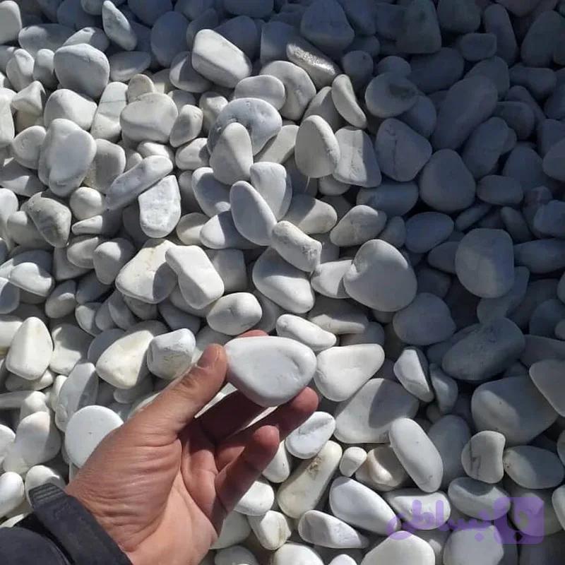 سنگ تزیینی آکواریوم مدل سفید وزن ده کیلوگرمی — تصویر 1