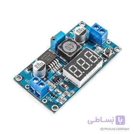 ماژول رگولاتور DC به DC کاهنده 3 آمپر LM2596S با نمایشگر ولتاژ