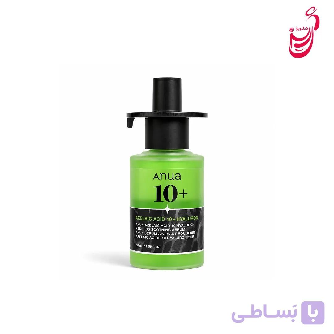 سرم آزلائیک اسید ۱۰ درصد و هیالورونیک اسید ضد جوش و ضد لک آنوا 50میل — تصویر 1