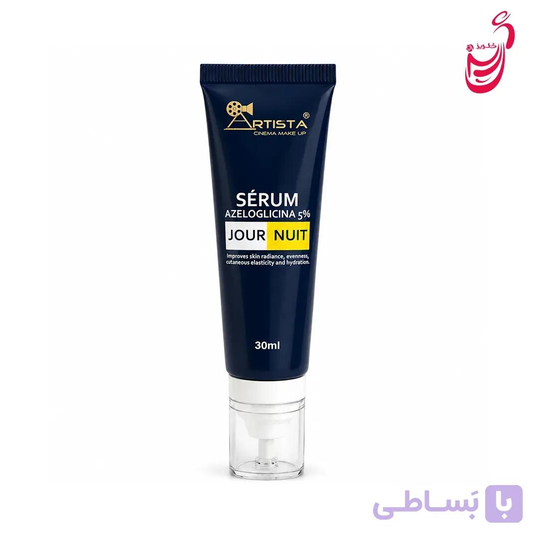 سرم ضد لک و روشن کننده 5 درصد آزلگلیسینا آرتیستا 40 میل — تصویر 1