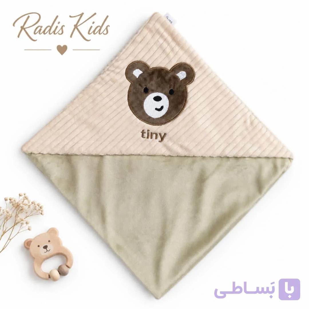 پتو نوزادی دور پیچ طرح خرسtiny کد111 — تصویر 1