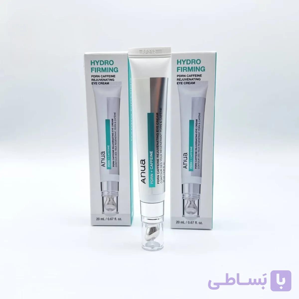کرم دور چشم جوانساز پی‌دی‌آر‌ان و کافئین آنوآ Anua PDRN Caffeine Rejuvenating Eye Cream | ۲۰ml