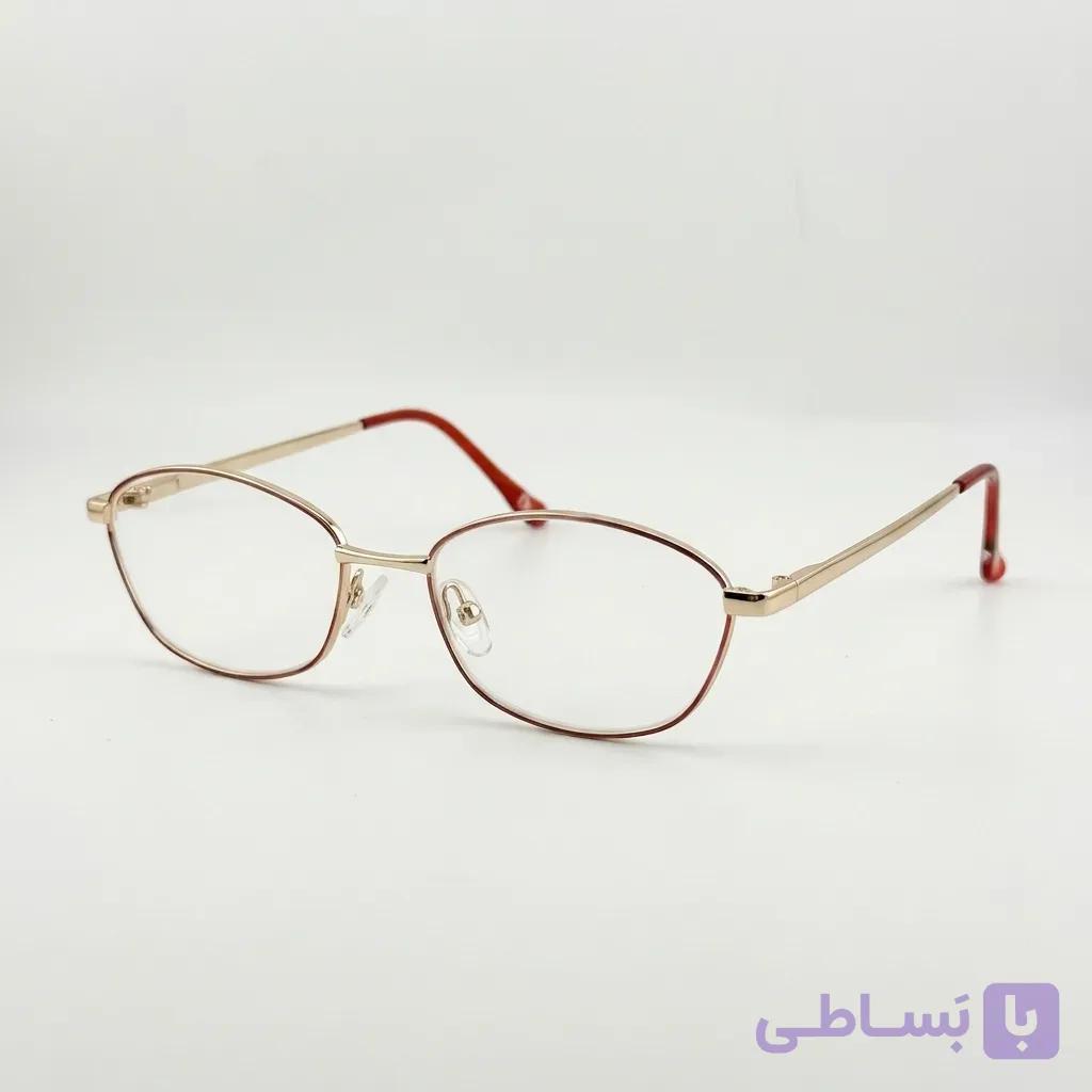 عینک مطالعه بیضی فلزی زنانه آی ام I AM — تصویر 1