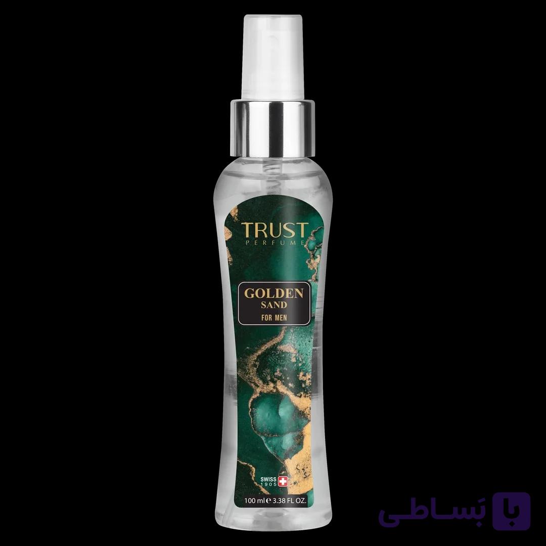 بادی میست مردانه تراست مدل Golden Sand با حجم 100 میل