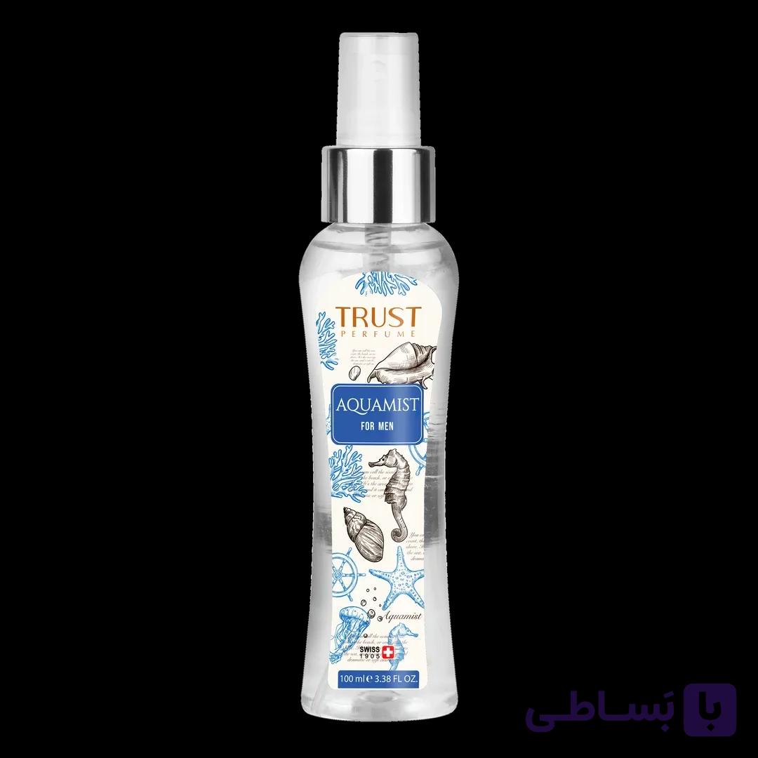 بادی میست مردانه تراست مدل Aquamist با حجم 100 میل