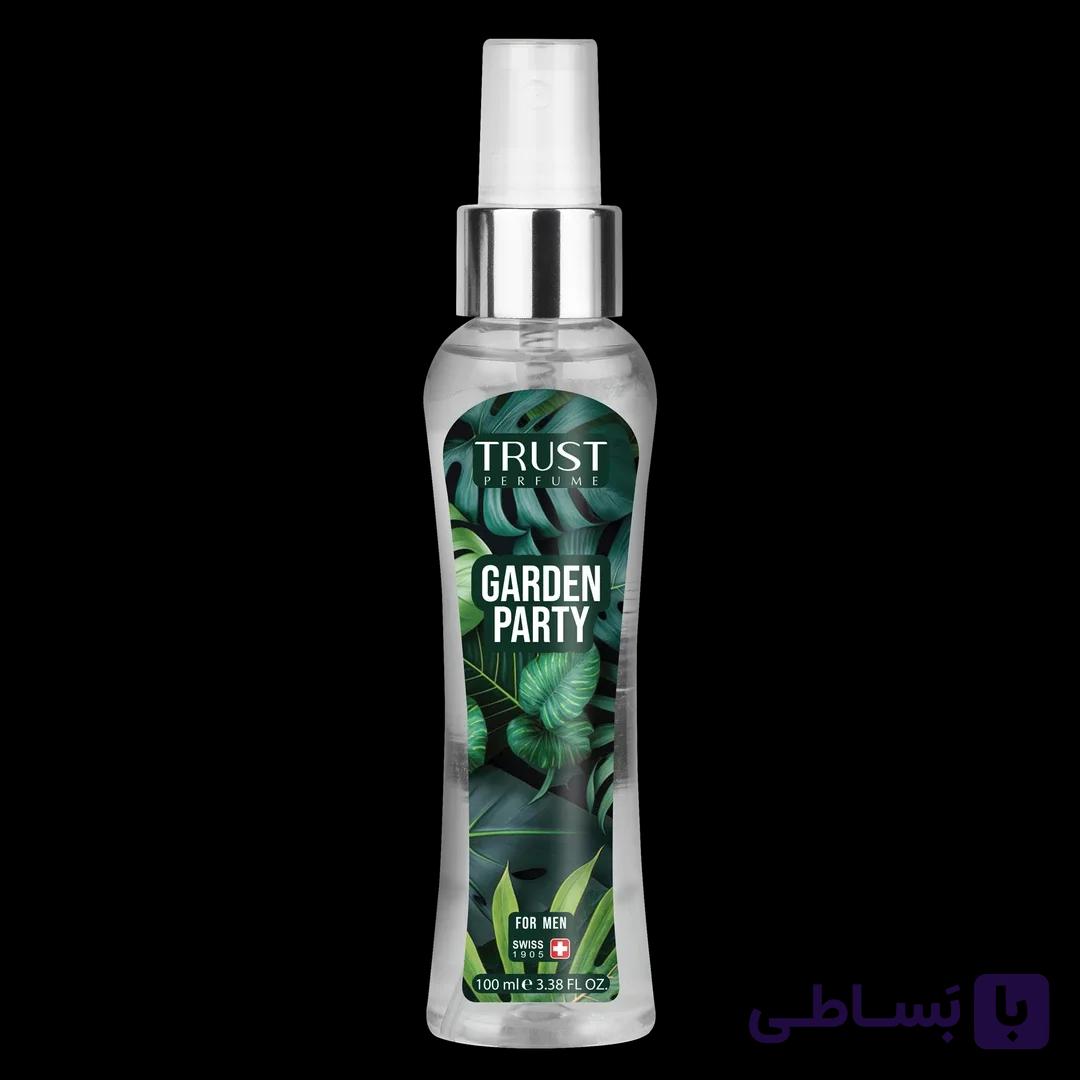 بادی میست مردانه تراست مدل Garden Party با حجم 100 میل
