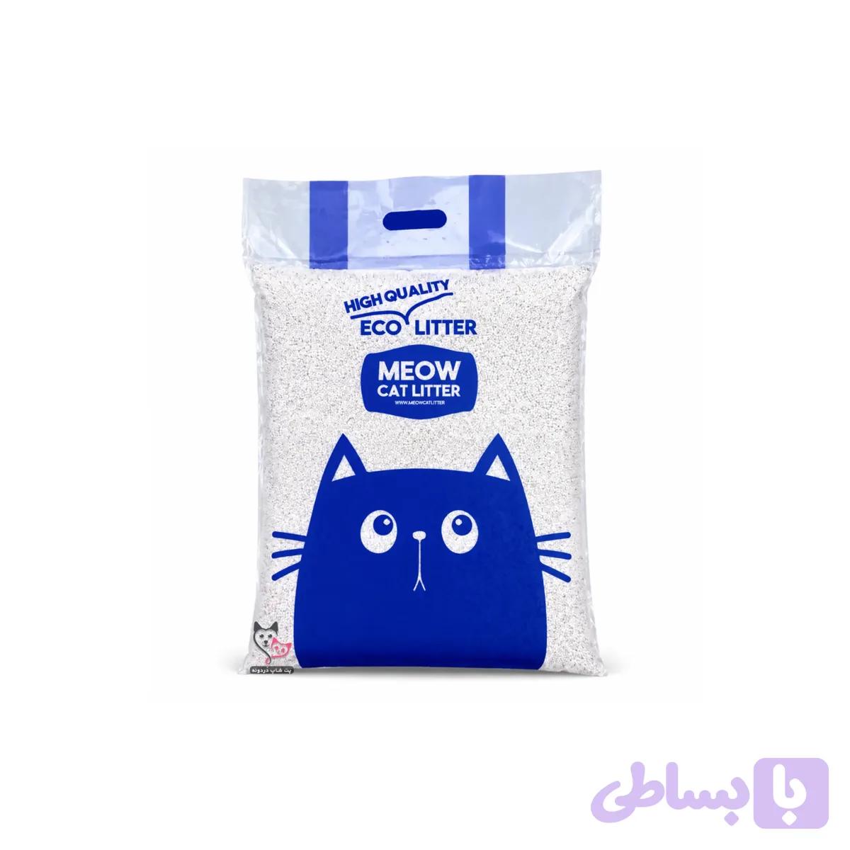 خاک گربه میوکت ساده اقتصادی (Meow Cat Litter Eco) 10 کیلوگرمی