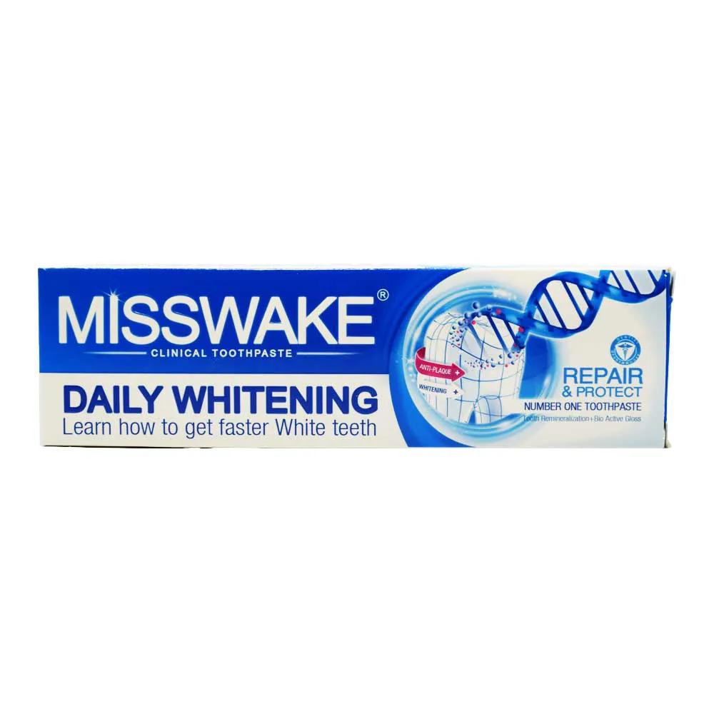 خمیر دندان میسویک MISSWAKE مدل Daily Whitening حجم 100 میلی لیتر