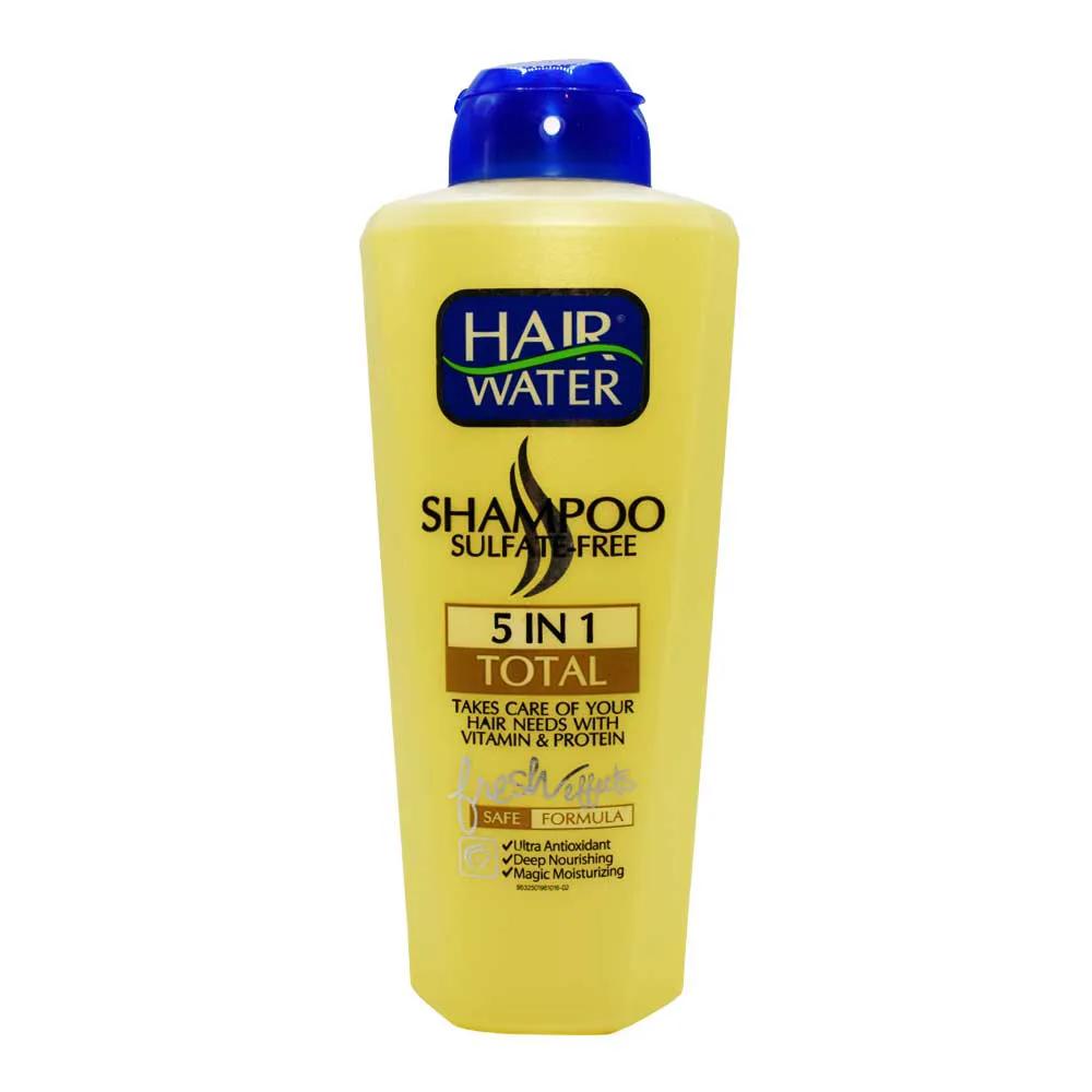 شامپو زنانه بدون سولفات هیر واتر HAIR WATER مدل 5in1 وزن 400 گرم