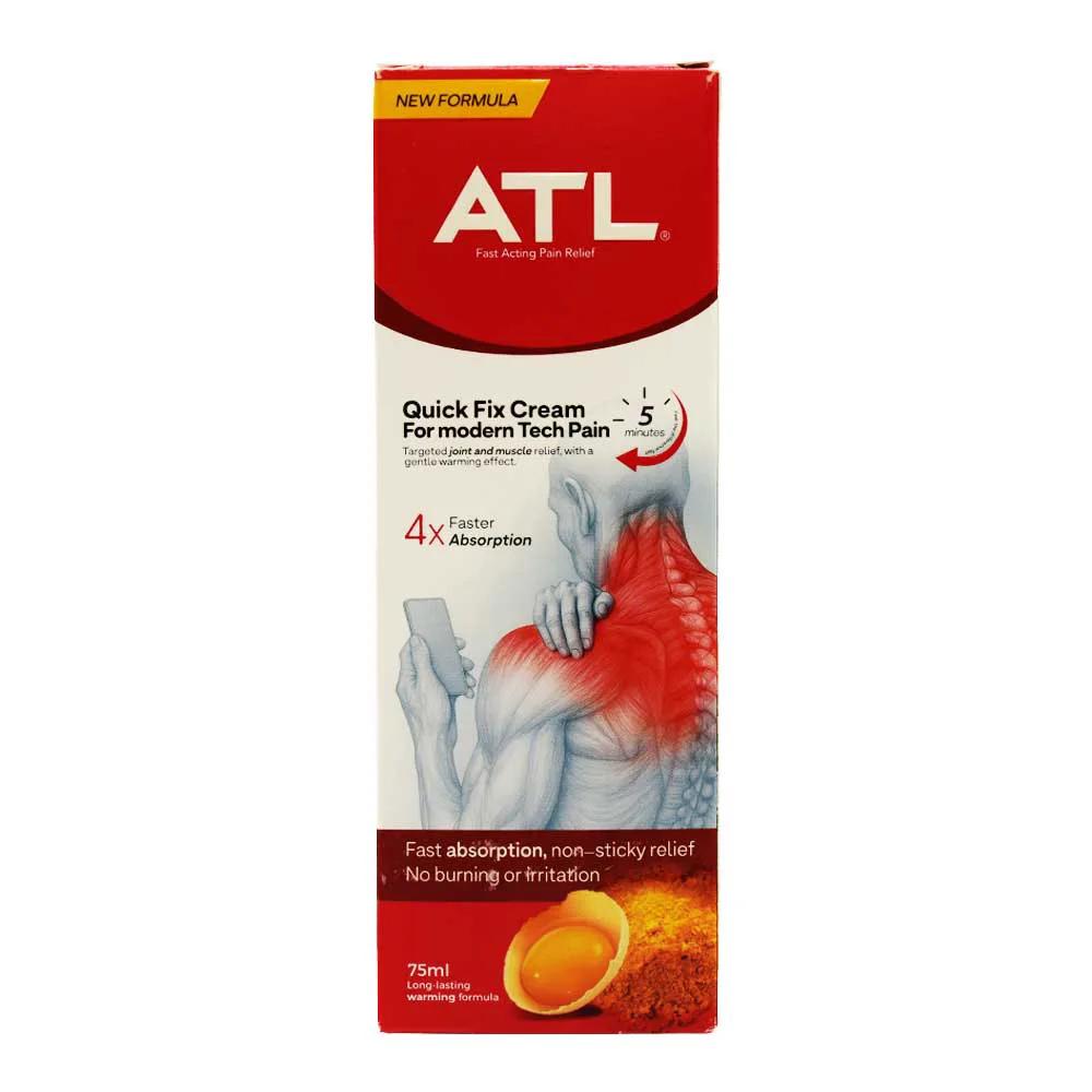 کرم ضد درد موضعی بدن آتل ATL حجم 75 میلی لیتر