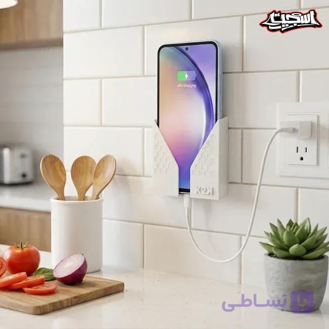 پایه شارژ دیواری گوشی موبایل مدل SJ62 — تصویر 1