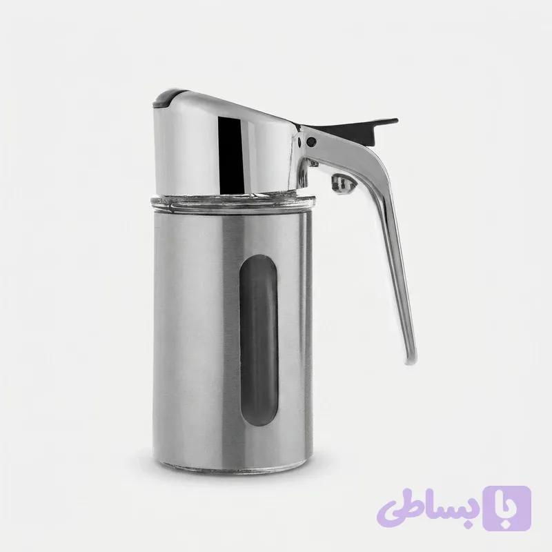 شکرپاش مدل سرکج دور استیل زیباسازان کد 13007 — تصویر 1
